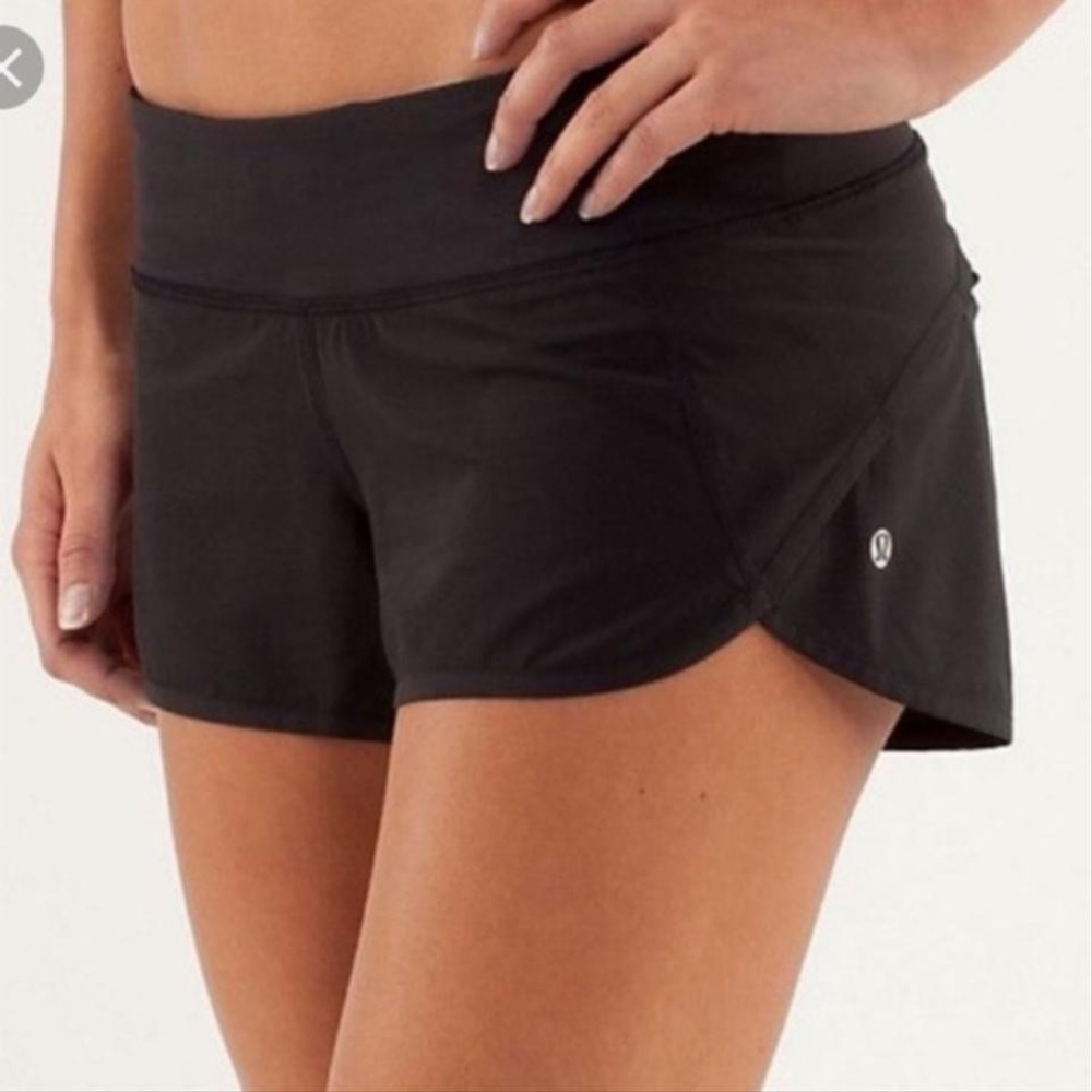 Lululemon speedy shorts black